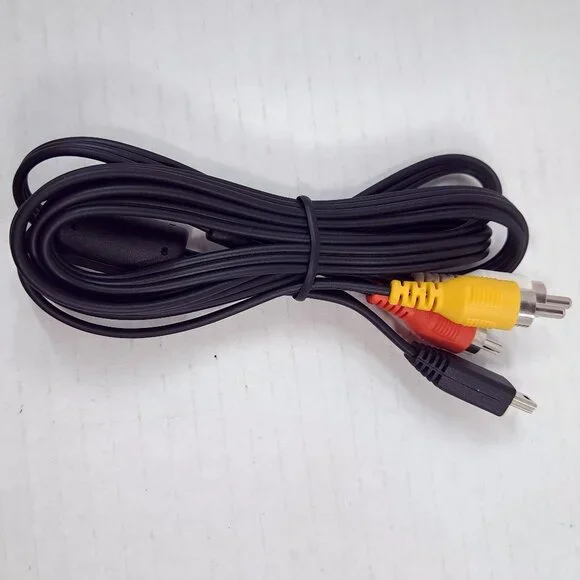 Canon AVC-DC400ST Mini USB to 3-RCA Male Audio/Video Breakout Cable cord OEM‎