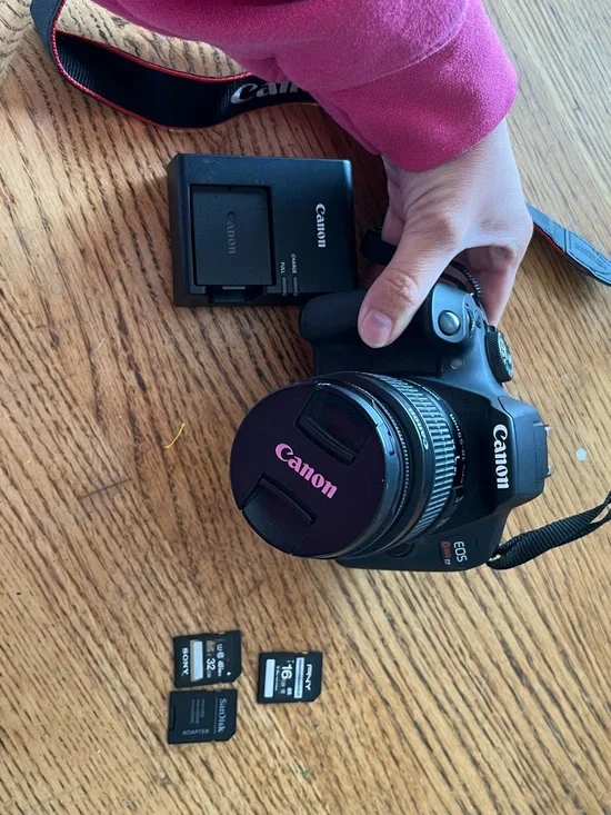 Canon EOS Rebel T7 Camera with Black Body