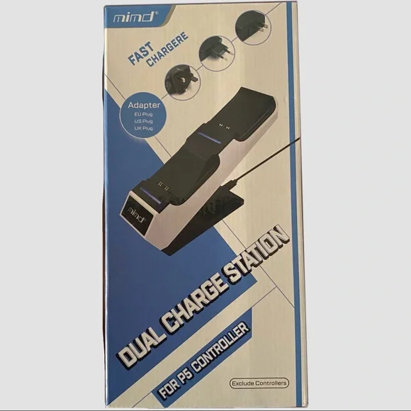 Mimd Dual Charge Station for PS5 Controller Fast Charging (New)