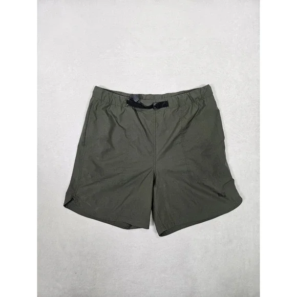 Topo Designs Shorts Men XL Global Green Elastic Waist‎ Hiking Polyester