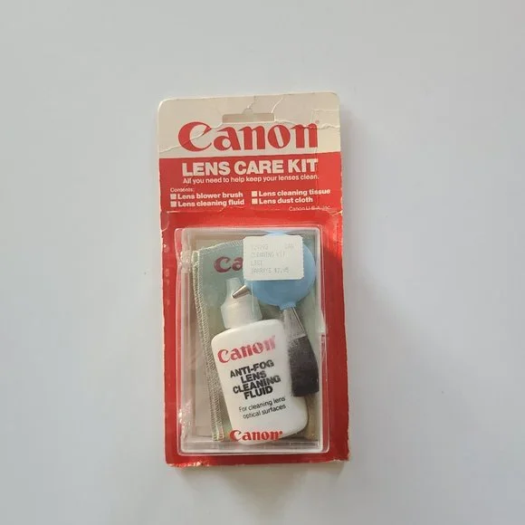 Vintage Antique OG Canon Lens Care kit - Brand New
