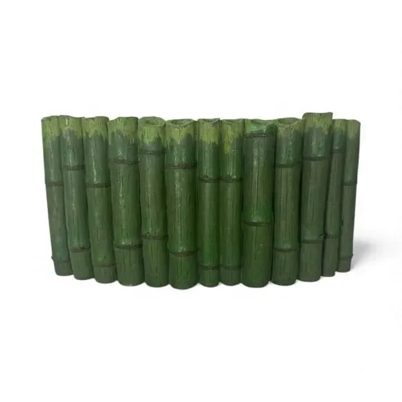 Large Green Bamboo Wall Fish Tank Aquarium Background Decoration New 6X12