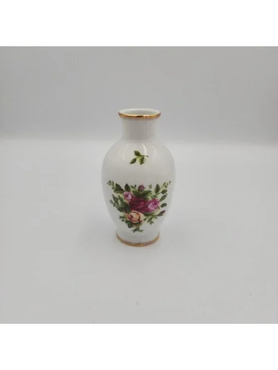 Royal Albert Old Country Roses Small Porcelain Vase 4
