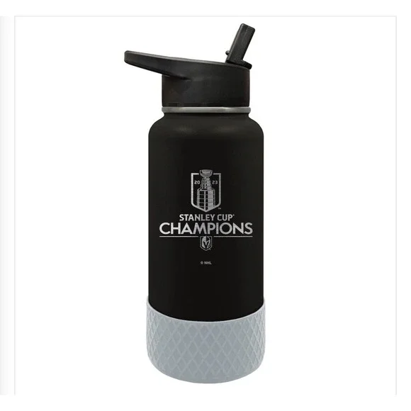 Vegas Golden Knights 2023 Stanley Cup Champions THIRST Hydration Water Bottle‎