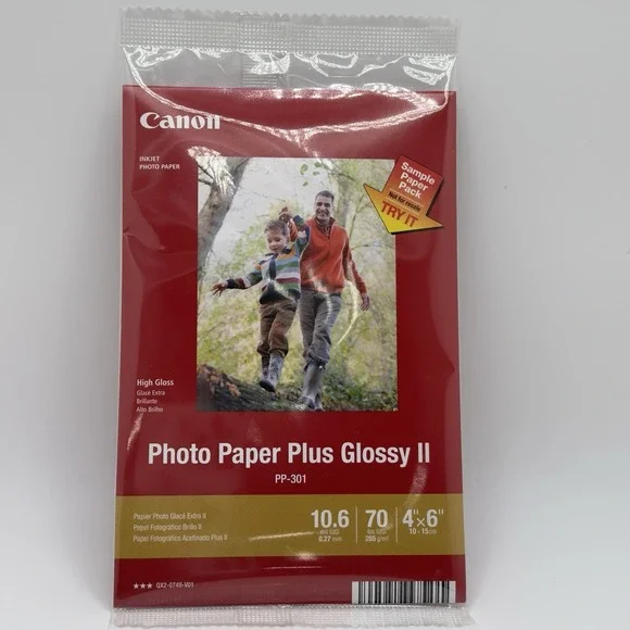 Canon Photo Paper Plus Glossy II pp-301 4
