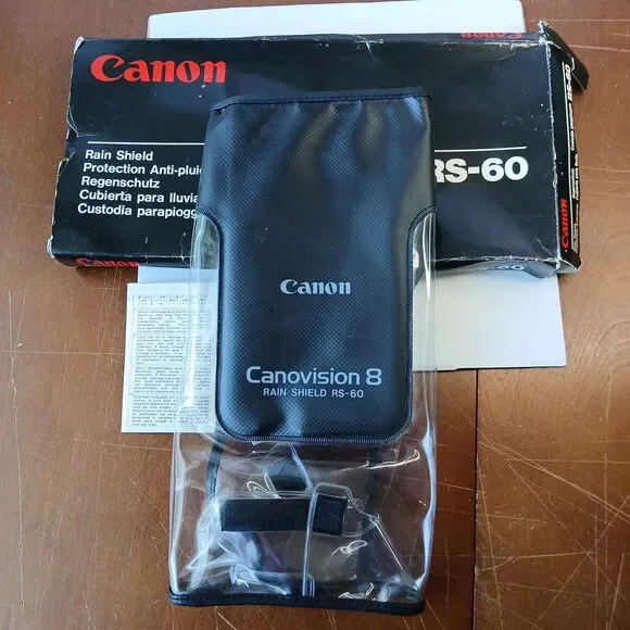 Canon Canovision 8 Rain Shield RS-60 Original In Box Vintage