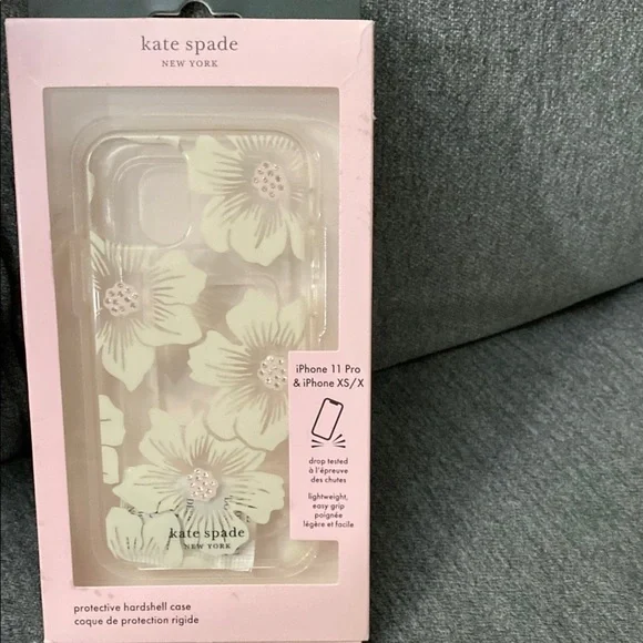 Kate Spade Floral iPhone 11 Pro/XS/X Case - Cream