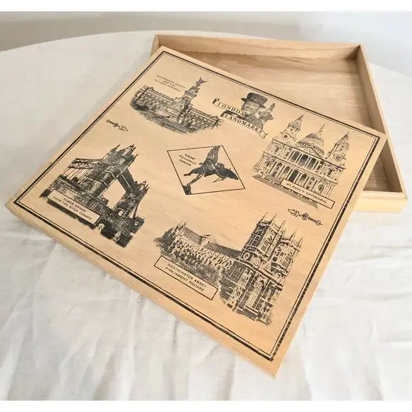 London Landmarks Wooden Box 12