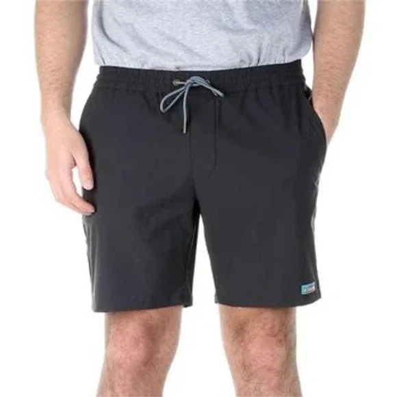 Moosejaw Men Charcoal Grey The Moosejaw‎ Short Recycled Nylon Stretch Hiking Med