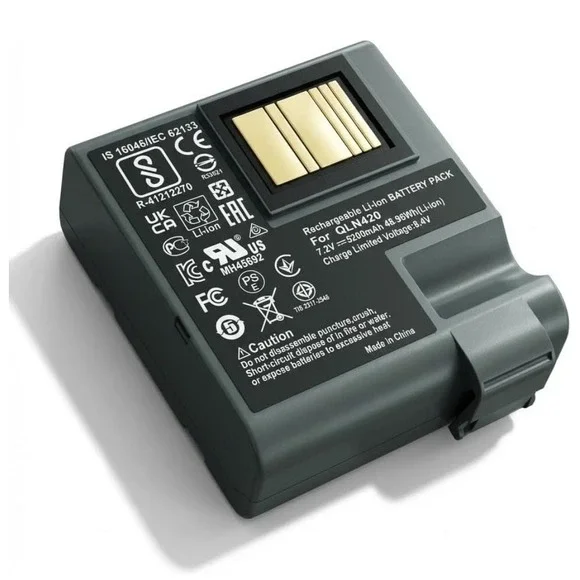 Zebra QLN420 ZQ630 ZQ63-AUWA000-00 ZQ63-ACFA, Li-Ion Replacement Battery Pack