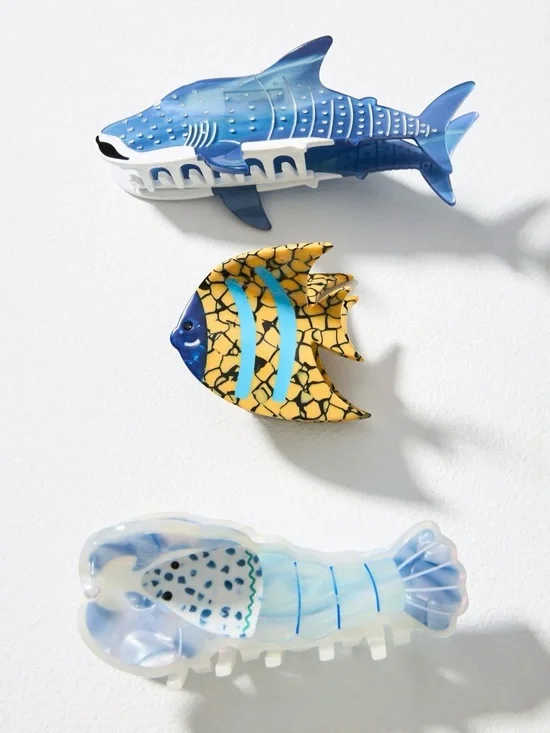 Anthropologie Fish Hair Clips - Decorative Accessories