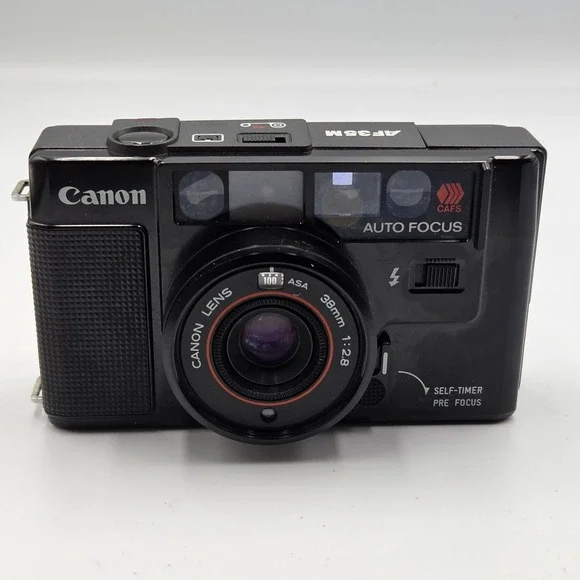 Canon AF35M 35mm Film Camera Point & Shoot f/2.8 Lens Parts/Repair READ