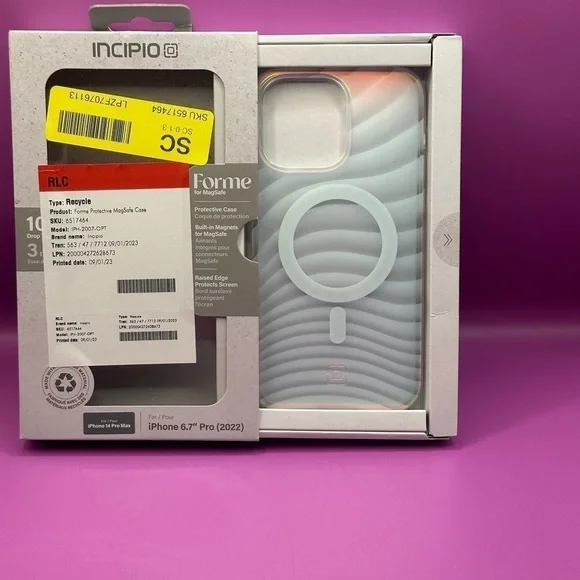 - NIB Incipio Forme Protective MagSafe Case-iPhone 14 Pro - Opalescent…