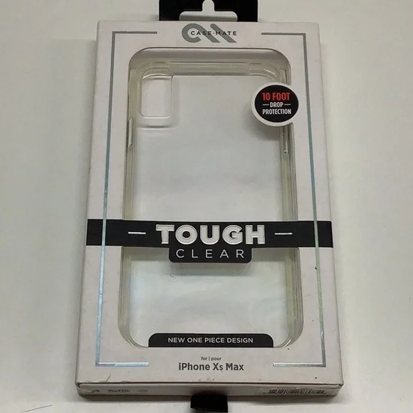 Case Mate Tough Clear For IPhone Xs Max. New In Box.