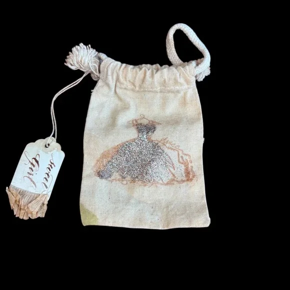 Wedding‎ Dress Bachelorette Party Goodie Favor Bag Glittery Dress Sweet Girl Tag