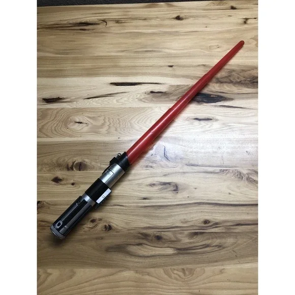 2015 Hasbro Lucas film Star Wars Folding Red Lightsaber missing battery pack