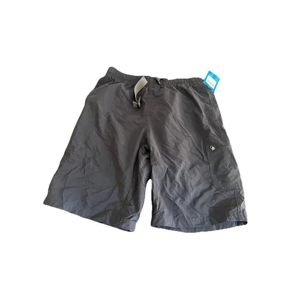 Columbia Men Black Omni Shield Sun Protection Shorts Sz Small 11” Inseam