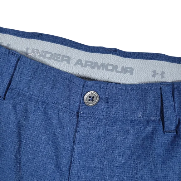 Under Armour Match Play Golf Shorts Mens 40 Blue Loose Casual‎ Sporty Heatgear