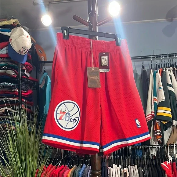 Philadelphia 76ers Mitchell & Ness Basketball Shorts
