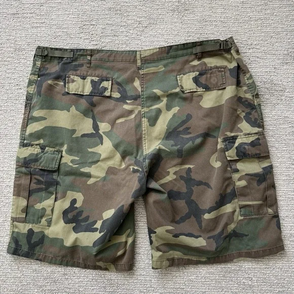 Rothco BDU Cargo Short Mens 3XL Desert Camouflage Adjustable Waist 47-51 Army