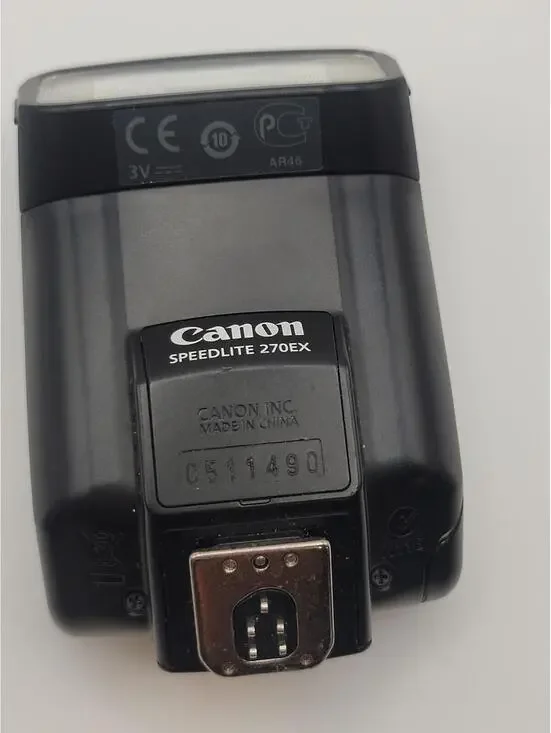 Canon Speedlite 270ex Shoe Mount Flash Tested Working