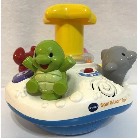 VTech Spin and Learn Top Sea Animals Tested Works 
