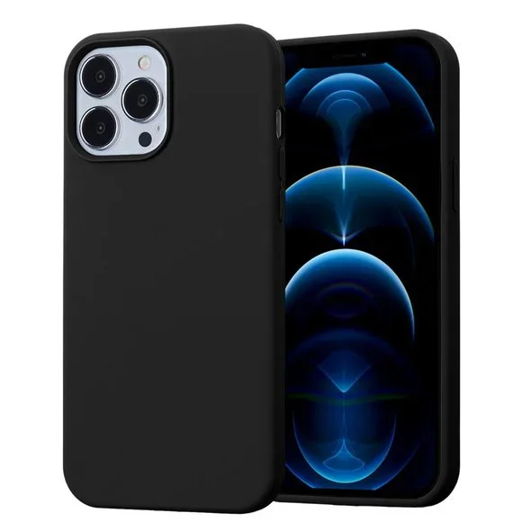 iPhone 15 Pro Max Black SIlicone Case
