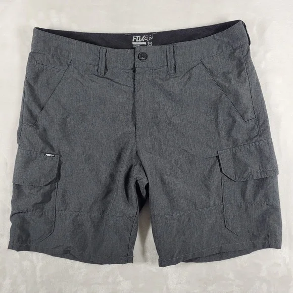 Fox Racing Slambozo Tech Cargo Shorts Men's 34 Gray 9
