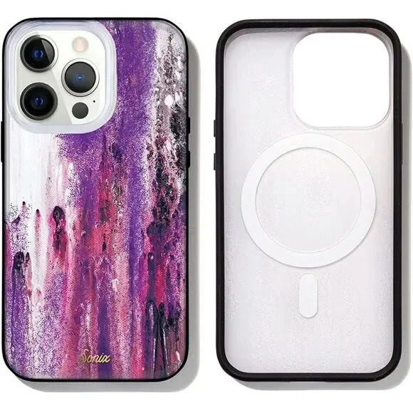 Sonix Case for iPhone 13 Pro Compatible w/ MagSafe 10ft Drop Tested‎ Purple D6