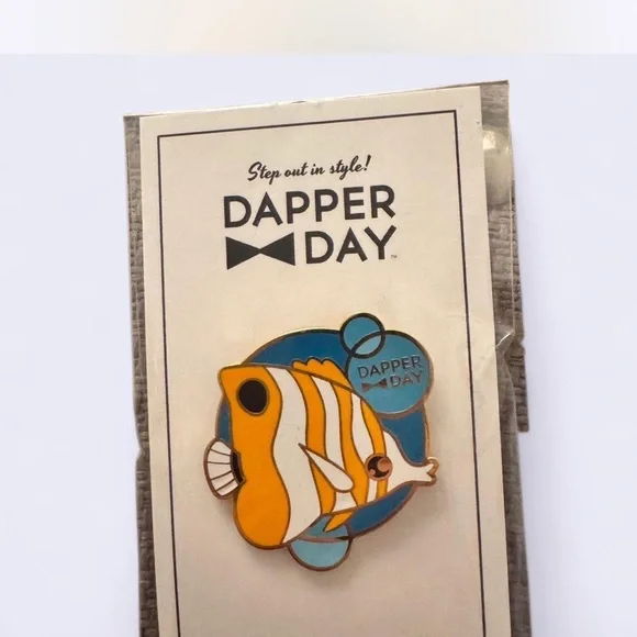 Yellow and White Fish Decor Accessory