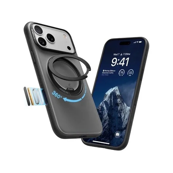 TORRAS 360‎ Magnetic Stand for iPhone 17 Pro Max Case, [Fit for MagSafe]