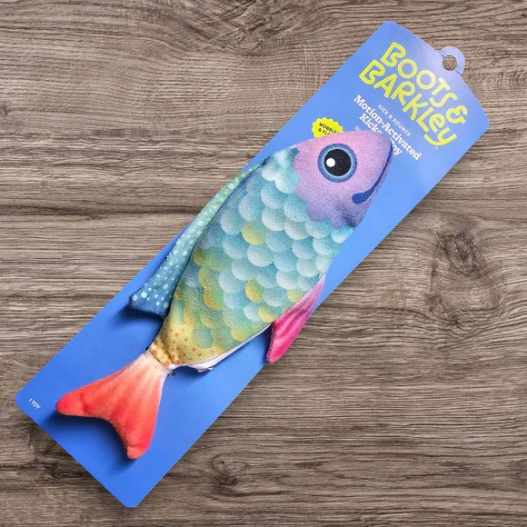Boots & Barkley Colorful Fish Pet Toy