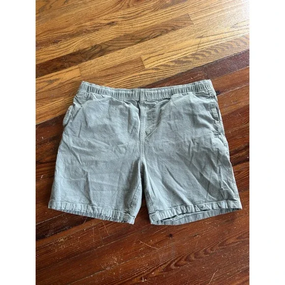 Free Fly Cotton Blend Shorts Green Men's Size XL Light Weight Draw String Beach