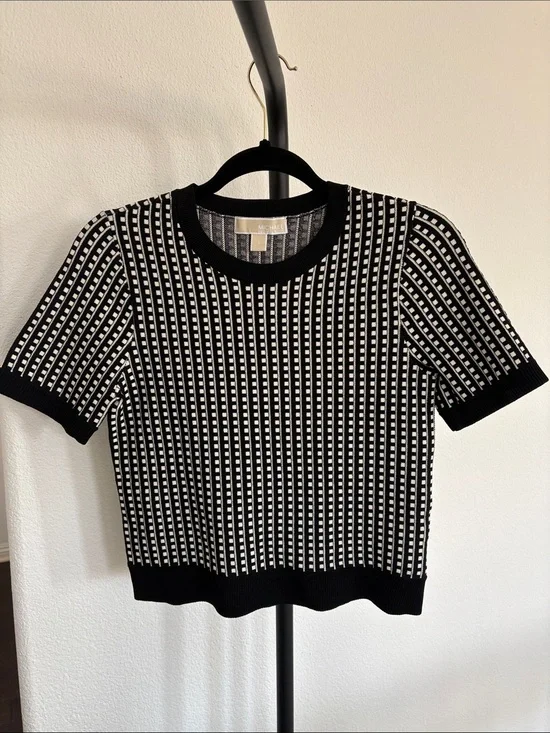 Michael Kors Geometric Pattern Crop Size S