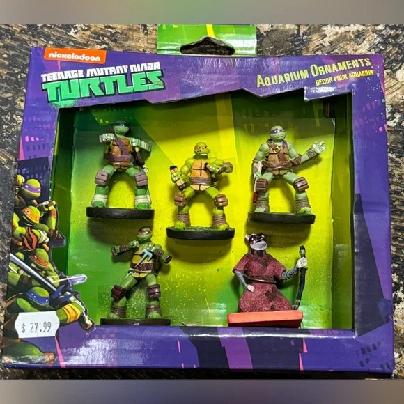 Nickelodeon Penn-Plax Teenage Mutant Ninja Turtles Aquarium Ornaments