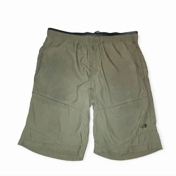 The North Face Army Green Nylon Hiking Shorts Men's Size‎ L
