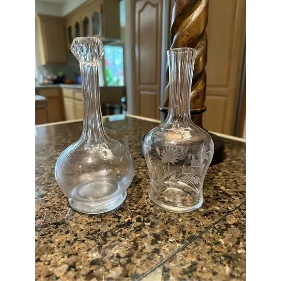 Two vintage bud vases