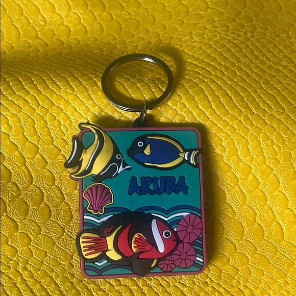 💐2/$10💐Red and Yellow Fish keychain
