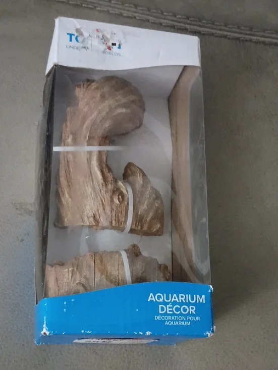 Aquarium Décor Driftwood Accent - Gold-Toned