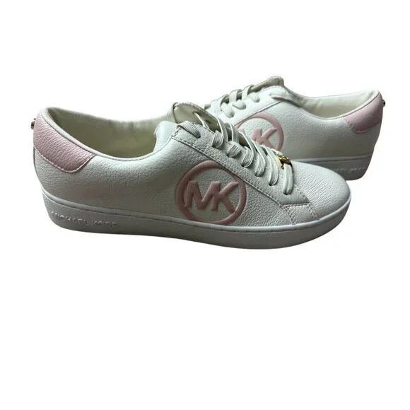 Michael Kors Women’s White lace-up Sneakers Size 9 – New Without Box