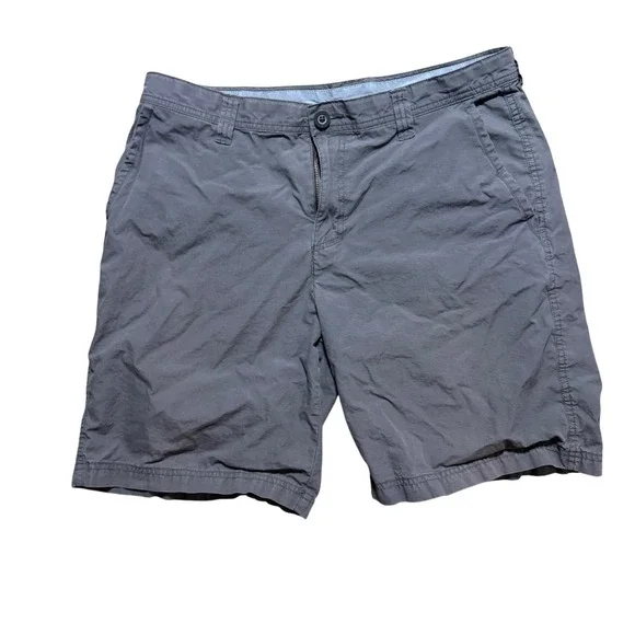Columbia Men's Gray‎ Cargo Shorts Size 10 Outdoor Utility Cotton Blend