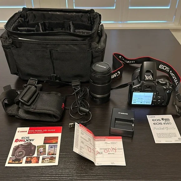 Canon EOS Rebel XSi DSLR camera