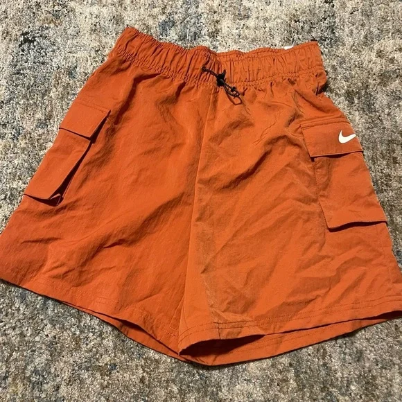 Nike Women’s Orange Cargo Shorts