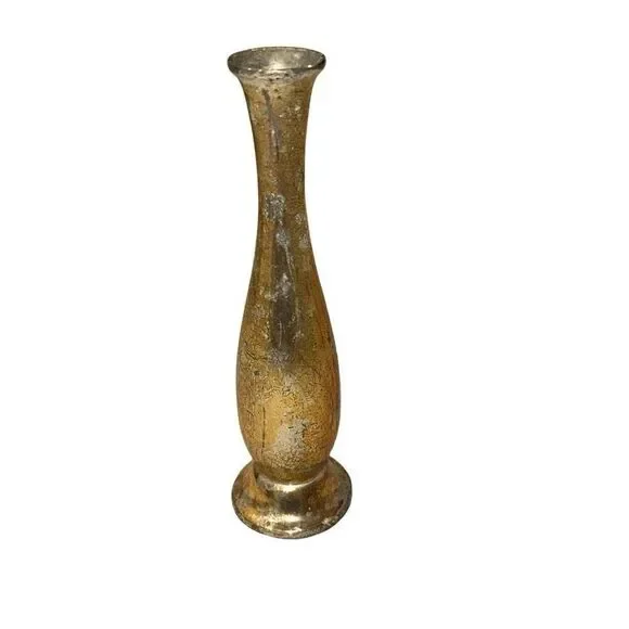 Vintage Silverplate Single Flower/Stem Bud Flute Vase 6-1/4