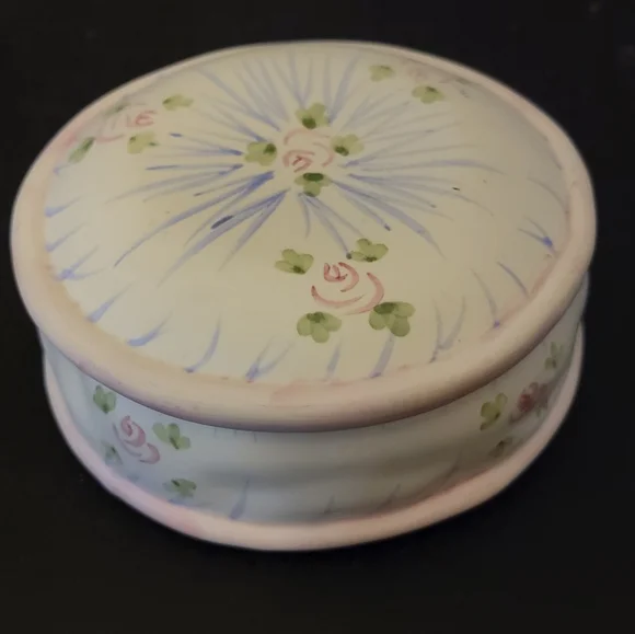 VTG EUC Two's Company Trinket Box c 1980s