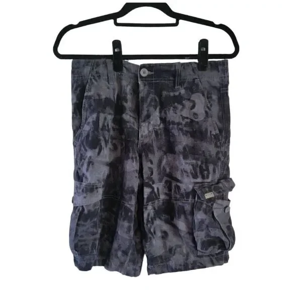 Vans Cargo Shorts Mens Sz 28 Camo Large Pockets