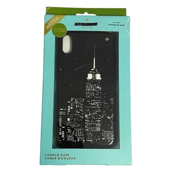 Kate Spade New York Glow In The Dark Skyline Case For iPhone XS Max Unused‎