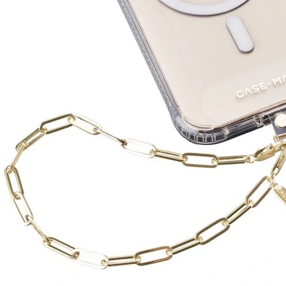 Gold Phone Wristlet Chain Strap