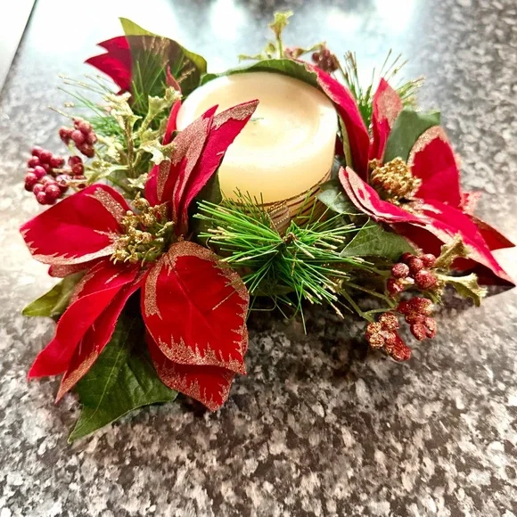 Miniature Wreath for Candles or any type of Decor Point Setta & Greenery 10”