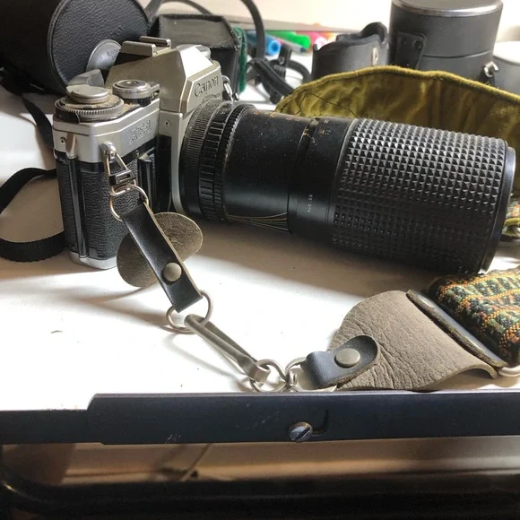 Canon Dual-Tone Camera with Zoom Lens